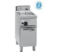 Friteuse Gaz avec Tuyères Traversant la Cuve - 13 Litres - Gamme 700 - Tecnoinox - - Inox13 400x700x900mm NC
