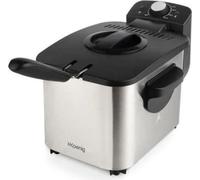 Friteuse HKoeNIG - DFX500 - Jusqu'a 4 personnes - Capacité 3L - 2200W - Panier amovible - 2200W