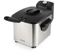Friteuse HKoeNIG - DFX500 - Jusqu'a 4 personnes - Capacité 3L - 2200W - Panier amovible - 2200W