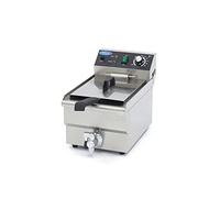 Friteuse Inox 10 L 1 Panier 900 g Frites Professionnelle