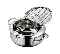 Friteuse Japonaise Tempura Avec Thermomètre en Acier Inoxydable - Égouttoir à Huile Pour Frire du Poulet Français, du Poisson Séché