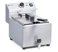 Friteuse Masterpro 230 V 3,5 kW 8 L avec robinet - Hendi 209202