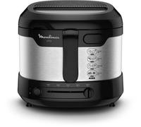 Moulinex AF215D10 friteuse Unique Autonome Noir, Acier inoxydable
