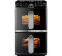 Philips Friteuse sans huile Airfryer NA461/00 Série 4000 Vertical Duo 10 L Double cuve 2750 W Noir