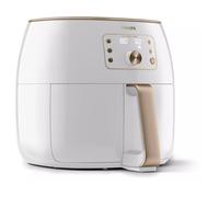Philips AirFryer XXL Premium, 1,4 kg, 6 portions, écran LCD, technologie de déstockage des graisses, blanc (HD9870/20)