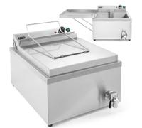 Friteuse pour beignets de poisson avec grille 12 l 3500 W - Hendi 205914