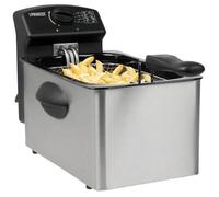 Princess 01.182642.01.001 Friteuse 4 l 2000 W voyant lumineux, revêtement anti-adhésif, protection contre la surchauffe noir