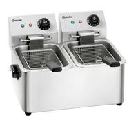 Friteuse professionnelle - 2 cuves de 4 litres - Bartscher