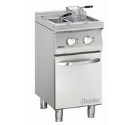 Friteuse Professionnelle 2 x 9 Litres 15 kW sur Armoire Bartscher Multicolore G