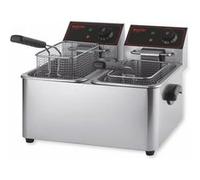 Friteuse Pujadas Friteuse Professionnelle à Poser Inox 2 x 5 Litres