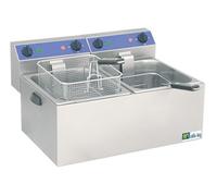 Friteuse Professionnelle de Table Electrique Série Standard 2 Cuves 8 à 16 Litres