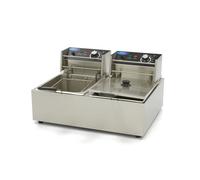 Friteuse professionnelle double 6 + 6L