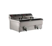 Friteuse professionnelle Electrique 2 x 10 Litres Vidange 2 x 5 kW