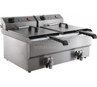 Friteuse Professionnelle Electrique 2 x 8 L 2x 3,3 kW