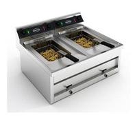 Friteuse Professionnelle Electrique à Poser 6 kW 1 ou 2 Cuves 12 L Combisteel 1 G