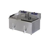 Friteuse Electrique de Table avec Robinet de Vidange, Capacité de l'Huile 8 ou 16 Litres Virtus