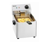 BARTSCHER A162810E En acier inoxydable Snack III Fat De Deep Friteuse, 230V, 3,25 kW, 265mm x 620mm x 340mm