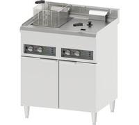 Friteuse Professionnelle Électrique sur Pieds 2 x 16 Litres Casselin Multicolore G