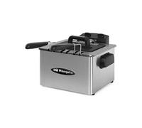 Friteuse professionnelle en acier inoxydable FDR 55 - Friteuse puissante et sûre d'une capacité de 4,5 litres - Trois paniers interchangeables -