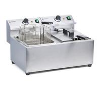 Friteuse professionnelle Mastercook 7kW 230V 2 x 8L - Hendi 207307