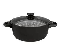 Friteuse - Quid - Gantequid - Panier avec couvercle en verre - Température variable - Noir