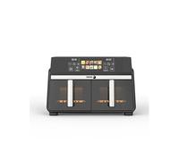 Fagor Friteuse sans huile fg8633 – double bac 2x5 L 2200 W – Noir
