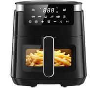 Friteuse sans Huile 5 5 L avec Maintien au Chaud Air Fryer 8_x001e_en_x001e_1 Programmes 90% d'huile en Moins 80°C - 200°C Noir