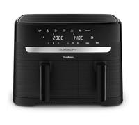 Moulinex Dual Easy Fry EZ901N Double 8,3 L Autonome 2450 W Friteuse d’air chaud Noir