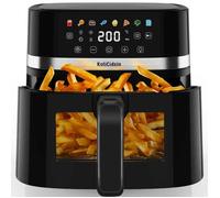 Friteuse Sans Huile 8,5L, KotiCidsin Air fryer 2000W avec fenêtre, Écran Tactile LED, 8 Programmes Prédéfinis, Pour 8 Personnes