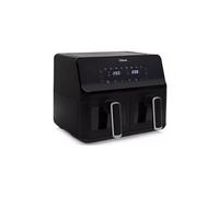 Tristar airfryer numérique FR-9040-2x4 L - 2 kg de frites - 8 programmes ou réglages manuels - Double panier avec hublots