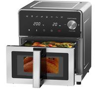 Friteuse Sans Huile 8L Avec Double Resistance, Fenêtre de visualisation, 8 En 1,2100W, Ecran Tactile, Recettes