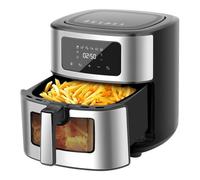 Friteuse sans Huile 8L MAGICFOX, avec cran LED Tactile - Panier Antiadhsif - 6 programmes - Botier en Acier Inoxydable 1500W