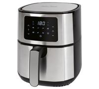 ProfiCook PC-FR 1239 H Unique 5,5 L Autonome Friteuse d’air chaud Noir, Acier inoxydable