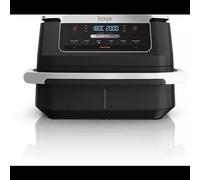 Ninja AF550EU friteuse Double 6,6 L Autonome 2470 W Friteuse d’air chaud Noir, Argent