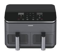 COSORI Friteuse sans huile Dual Basket Chef Edition 8,5L 2 paniers 8 programmes 1750W Noir