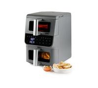 Friteuse sans huile - DOMO - Airfryer DO550FR - Double cuve 3.5 L + 6,5 L - 10 programmes - 2500 W