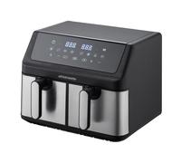 Arthur Martin Friteuse sans huile Airfryer 2 cuves de 4,5 L 2000W 8 programmes