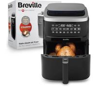 Breville Halo Friteuse sans huile vapeur | Friteuse sans huile numérique 7 l avec technologie SteamFry | 1 700 W | Noir [VDF133X] | Prise UE