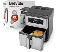 Breville Halo Friteuse sans huile - Four friteuse sans huile numérique 9 l - Puissance de 1 700 W pour des résultats rapides - 50 % plus éconergétique [VDF131X] - Prise UE, Black