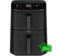 Cosori CAF-DC121-AEUR Double 10,8 L Autonome 2630 W Friteuse d'air chaud Noir