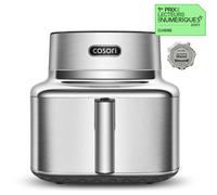 COSORI ICONIC Airfryer, 96% acier inoxydable, revêtement céramique sans PFAS ni BPA, Air fryer 7-en-1, jusqu’à 61% d’économie d’énergie, 50+ recettes, compatible lave-vaisselle, capacité 6,2 L