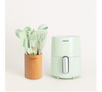 Pack AIR FRYER 1.5 L + Set d'ustensiles de cuisine Vert G