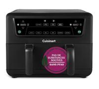 Friteuse sans huile CUISINART - Airfryer AFD10OBLE - Capacité 10,4L - Double cuves - Noir - 2400W