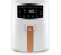 KitchenCook Friteuse sans huile Airmed4 4L – 8 programmes – Minuterie numérique – Blanc