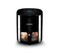 KitchenCook Friteuse sans huile numérique modèle AIRMED6W 6,5 L avec hublot de visualisation