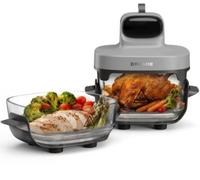 Friteuse sans huile DREAME Tasti™,Gris, 5 en 1, 2 récipients: 2,5L et 4,5L, 1500W