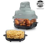 Friteuse sans huile en verre - Ninja - CRISPi FN201EUGN8 - 2 capacités 2 3L+3 8L - 4 modes de cuisson - Sans PFAS - 1700W