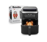 Breville Halo Friteuse sans huile vapeur | Friteuse sans huile numérique 7 l avec technologie SteamFry | 1 700 W | Noir [VDF133X] | Prise UE