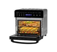 Friteuse sans huile iceagle 15L XXL Noir 13 programmes 2200W Déshydrateur Livre recettes