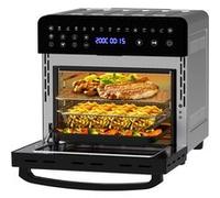 Friteuse sans huile iceagle 15L XXL Noir 13 programmes 2200W Déshydrateur Livre recettes